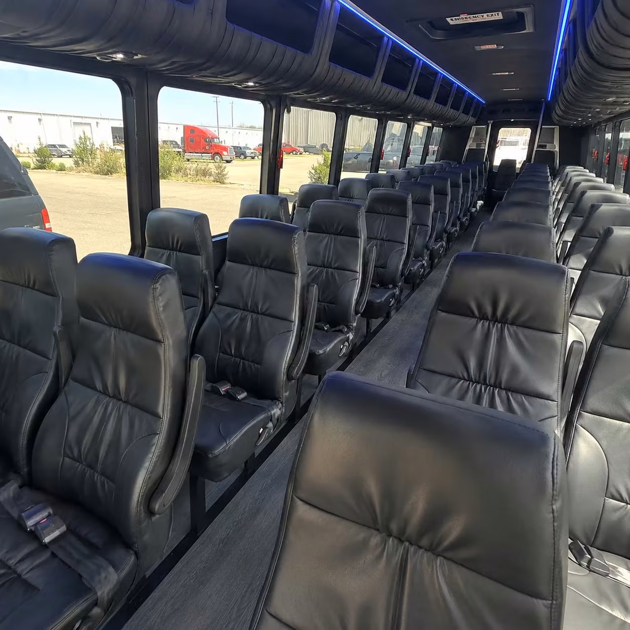 30 passenger minibus inside