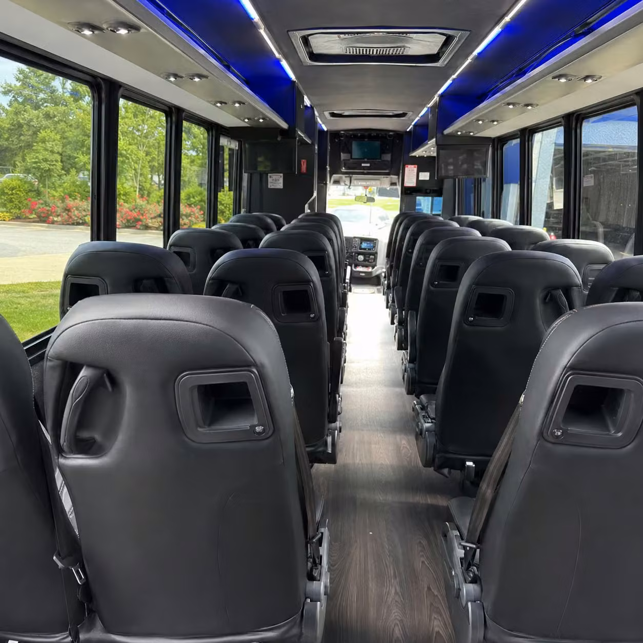 35 passenger minibus interior