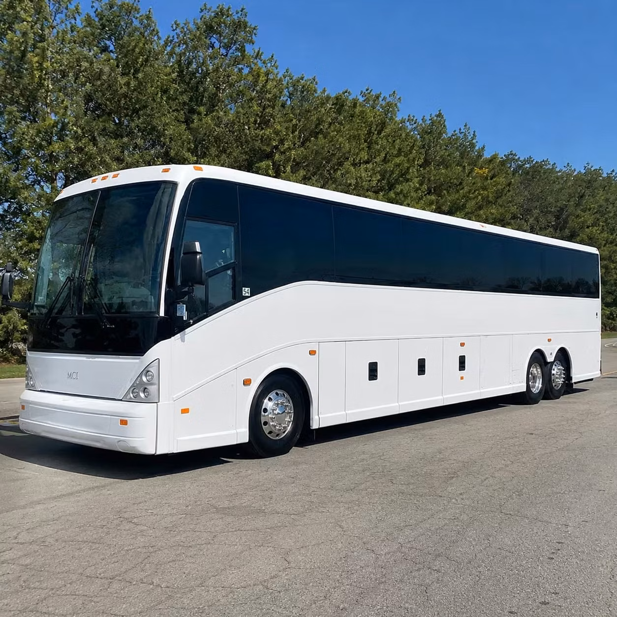 56 passenger charter bus