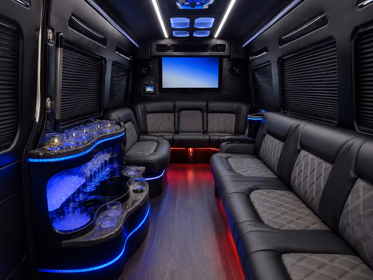 bus rental options for dayton trips